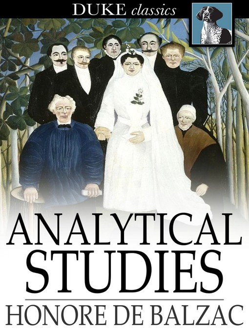 Title details for Analytical Studies by Honore de Balzac - Available
